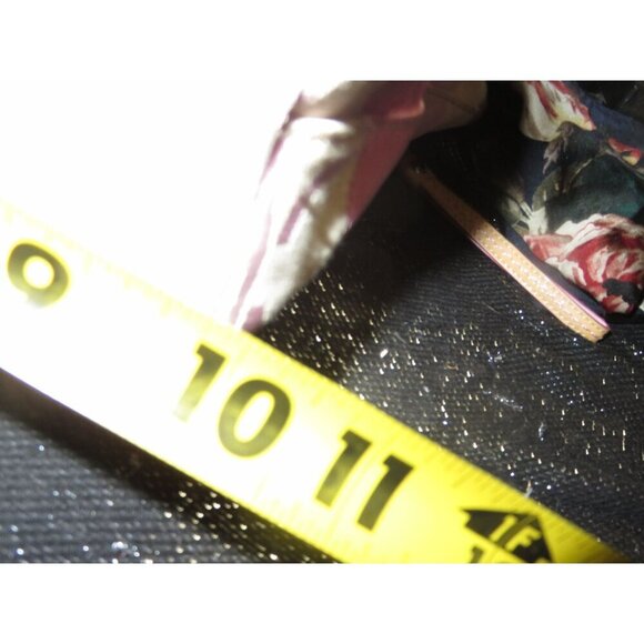 Coach Signature C Cream & Pink Stripe Canvas & Leather Tote Bag - Picture 12 of 13